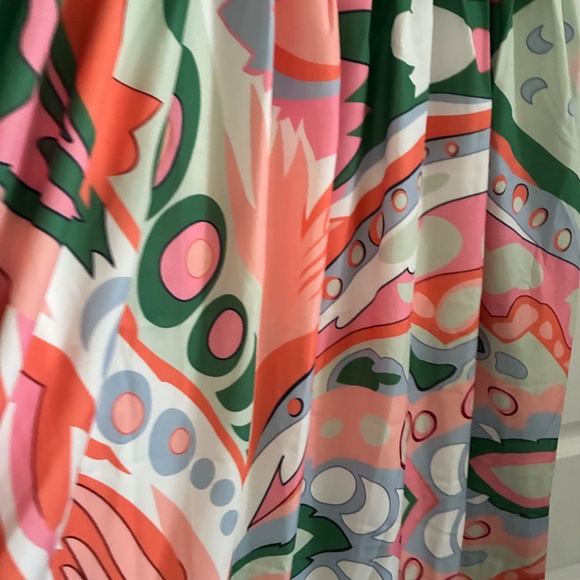 Vibrant Emilio Pucci inspired print midi dress from  English Factory M - Picture 6 of 13